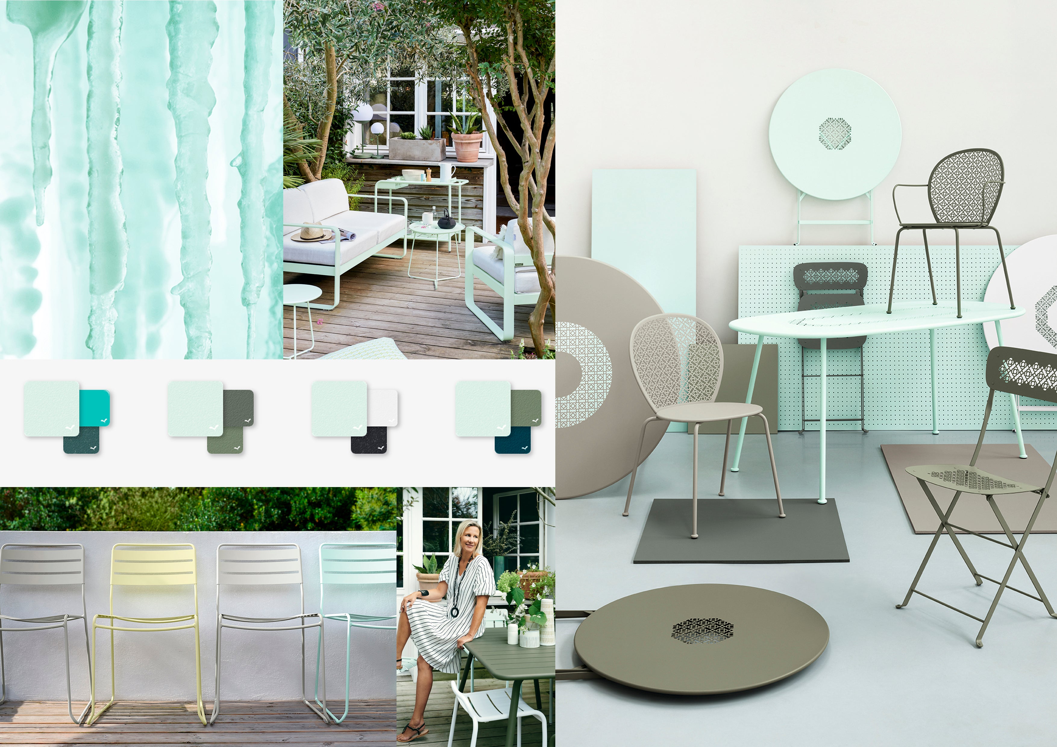 Que cores devo escolher para o meu terraço Fermob?