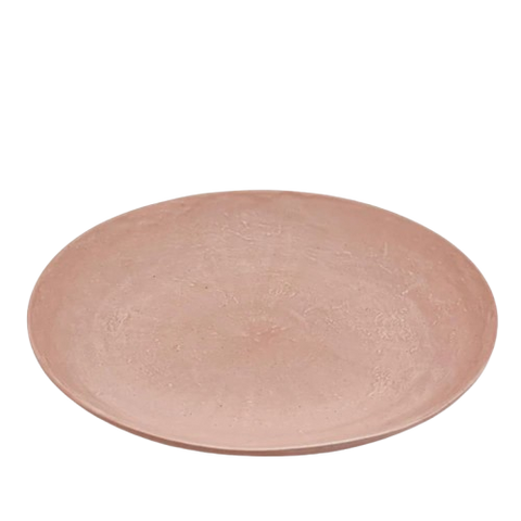 Prato de cerâmica fosca ROSA Ø27cm