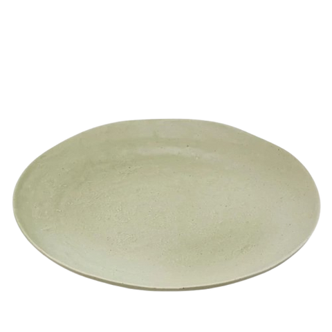 Prato de cerâmica fosca VERDE Ø27cm