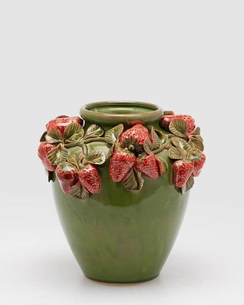 Vaso de cerâmica com LIMÕES