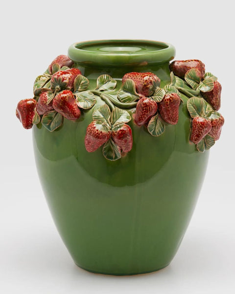 Vaso de cerâmica com LIMÕES