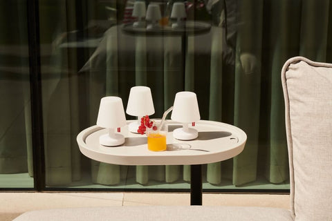 Mesa auxiliar BRICK TABLE de la marca holandesa Fatboy en Rincón del Mueble RDM Madrid España. Comprar online mobiliario de exterior e interior