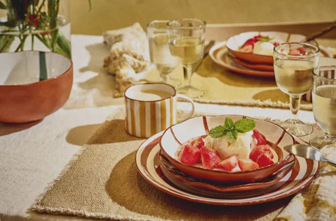Taza de porcelana MYKONOS Rincon del mueble Madrid Pomaz