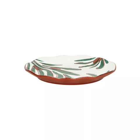 Plato de porcelana OLIVAS MYKONOS Ø20.3cm POMAX Rincón del Mueble Madrid