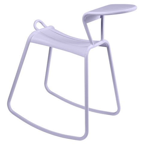 Asiento mecedora ADADESK con mesa de apoyo de la marca fermob. comprar fermob online. Rincon del mueble online. RDM madrid.