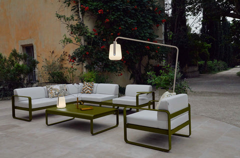 Módulo izquierdo BELLEVIE 2 plazas. Fermob. Compra online mobiliario exterior e interior, Rincón del Mueble RDM Madrid España. Colección modular para sofá