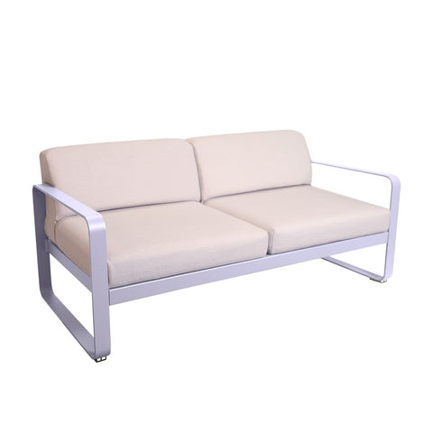 Sofá Bellevie para dos personas cojin PEARL de la marca Fermob. comprar online en rincon del mueble. RDM online