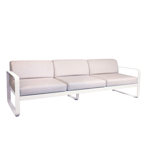 Sofa Bellevie para tres personas cojin PEARL de la marca fermob. comprar fermob online en rincon del mueble. RDM Online.