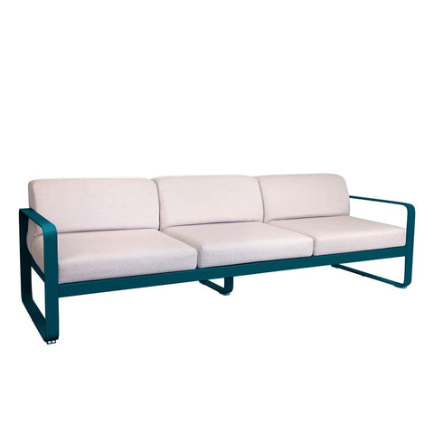 Sofa Bellevie para tres personas cojin PEARL de la marca fermob. comprar fermob online en rincon del mueble. RDM Online.