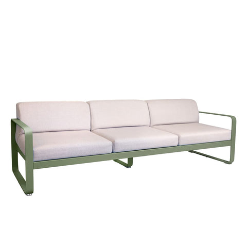 Sofa Bellevie para tres personas cojin PEARL de la marca fermob. comprar fermob online en rincon del mueble. RDM Online.