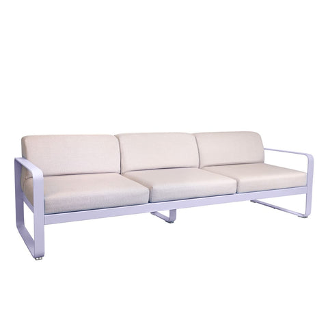 Sofa Bellevie para tres personas cojin PEARL de la marca fermob. comprar fermob online en rincon del mueble. RDM Online.