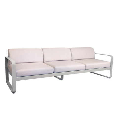 Sofa Bellevie para tres personas cojin PEARL de la marca fermob. comprar fermob online en rincon del mueble. RDM Online.