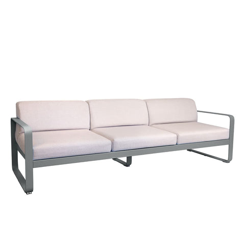 Sofa Bellevie para tres personas cojin PEARL de la marca fermob. comprar fermob online en rincon del mueble. RDM Online.