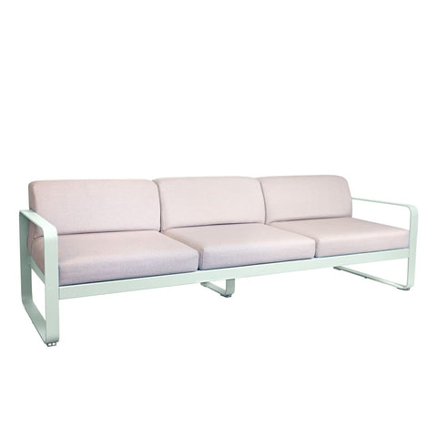 Sofa Bellevie para tres personas cojin PEARL de la marca fermob. comprar fermob online en rincon del mueble. RDM Online.