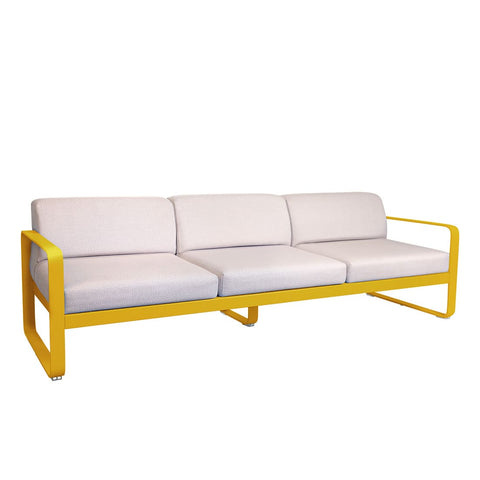 Sofa Bellevie para tres personas cojin PEARL de la marca fermob. comprar fermob online en rincon del mueble. RDM Online.