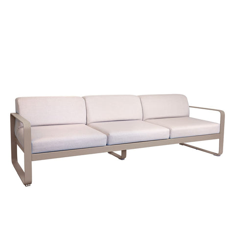 Sofa Bellevie para tres personas cojin PEARL de la marca fermob. comprar fermob online en rincon del mueble. RDM Online.