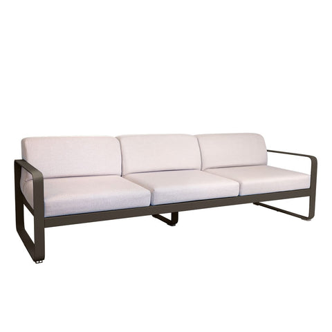 Sofa Bellevie para tres personas cojin PEARL de la marca fermob. comprar fermob online en rincon del mueble. RDM Online.