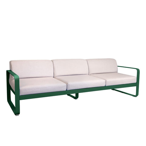 Sofa Bellevie para tres personas cojin PEARL de la marca fermob. comprar fermob online en rincon del mueble. RDM Online.