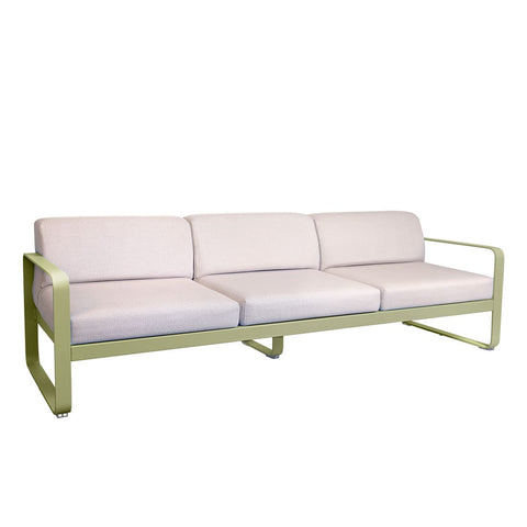 Sofa Bellevie para tres personas cojin PEARL de la marca fermob. comprar fermob online en rincon del mueble. RDM Online.