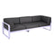 Sofá club BELLEVIE para 3 personas de la marca francesa Fermob. Comprar Fermob online. Rincón del Mueble