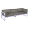 Sofá club BELLEVIE para 3 personas de la marca francesa Fermob. Comprar Fermob online. Rincón del Mueble