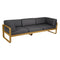 Sofá club BELLEVIE para 3 personas de la marca francesa Fermob. Comprar Fermob online. Rincón del Mueble´