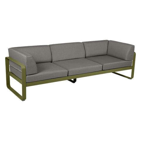 Sofá club BELLEVIE para 3 personas de la marca francesa Fermob. Comprar Fermob online. Rincón del Mueble