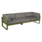 Sofá club BELLEVIE para 3 personas de la marca francesa Fermob. Comprar Fermob online. Rincón del Mueble