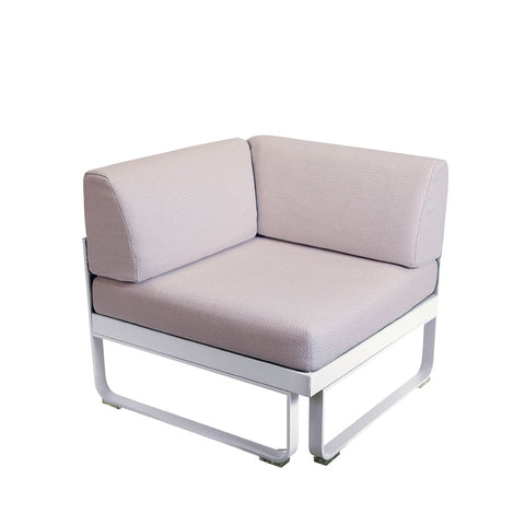 modulo esquina BELLEVIE cojin Pearl de la marca fermob. comprar online fermob en rincon del mueble. RDM online