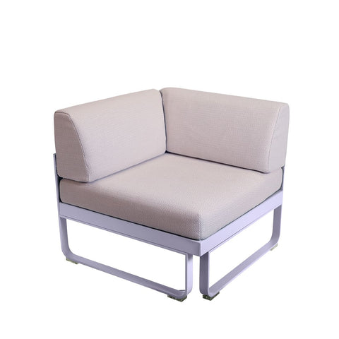 modulo esquina BELLEVIE cojin Pearl de la marca fermob. comprar online fermob en rincon del mueble. RDM online