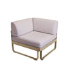 modulo esquina BELLEVIE cojin Pearl de la marca fermob. comprar online en rincon del mueble. RDM online