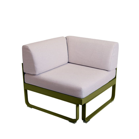 modulo esquina BELLEVIE cojin Pearl de la marca fermob. comprar online fermob en rincon del mueble. RDM online