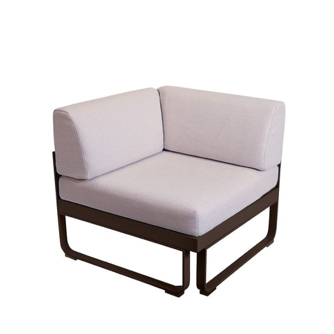 modulo esquina BELLEVIE cojin Pearl de la marca fermob. comprar online fermob en rincon del mueble. RDM online