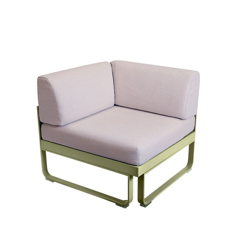 modulo esquina BELLEVIE cojin Pearl de la marca fermob. comprar online fermob en rincon del mueble. RDM online