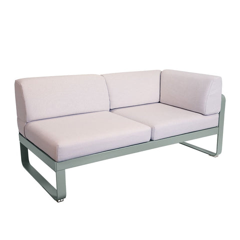 modulo esquina izquierda BELLEVIE 2 plazas de la marca fermob. comprar online fermob en rincon del mueble. RDM online