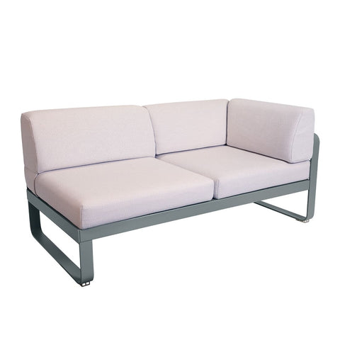 modulo esquina izquierda BELLEVIE 2 plazas de la marca fermob. comprar online fermob en rincon del mueble. RDM online