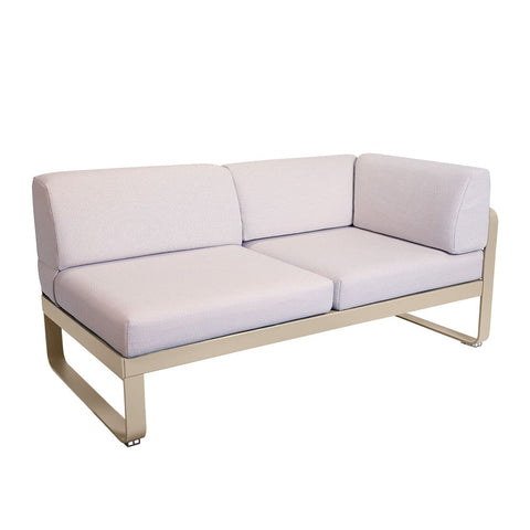 modulo esquina izquierda BELLEVIE 2 plazas de la marca fermob. comprar online fermob en rincon del mueble. RDM online