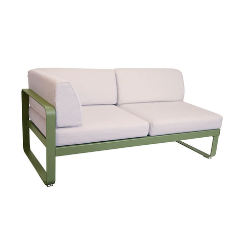 Modulo  BELLEVIE  en esquina derecha 2 plazas cojin PEARL de la marca fermob. comprar online fermob en rincon del mueble. RDM online