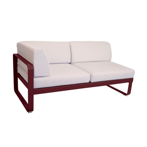 Modulo  BELLEVIE  en esquina derecha 2 plazas cojin PEARL de la marca fermob. comprar online fermob en rincon del mueble. RDM online