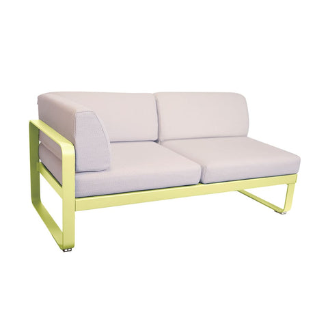 Modulo  BELLEVIE  en esquina derecha 2 plazas cojin PEARL de la marca fermob. comprar online fermob en rincon del mueble. RDM online