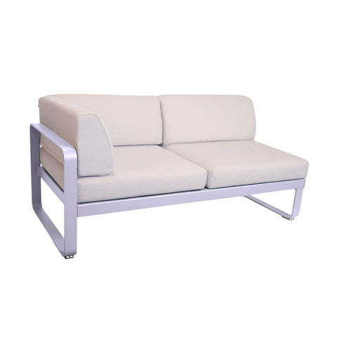 Modulo  BELLEVIE  en esquina derecha 2 plazas cojin PEARL de la marca fermob. comprar online fermob en rincon del mueble. RDM online