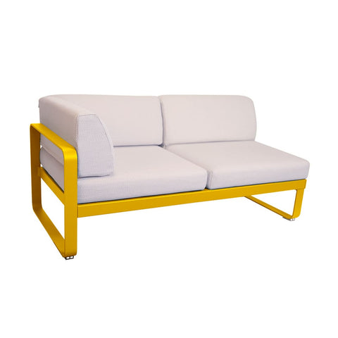 Modulo  BELLEVIE  en esquina derecha 2 plazas cojin PEARL de la marca fermob. comprar online fermob en rincon del mueble. RDM online