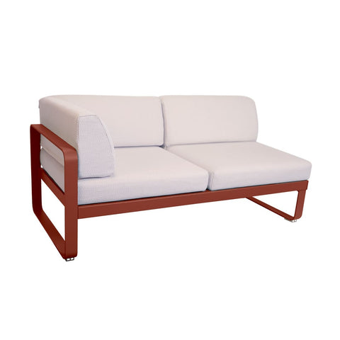 Modulo  BELLEVIE  en esquina derecha 2 plazas cojin PEARL de la marca fermob. comprar online fermob en rincon del mueble. RDM online