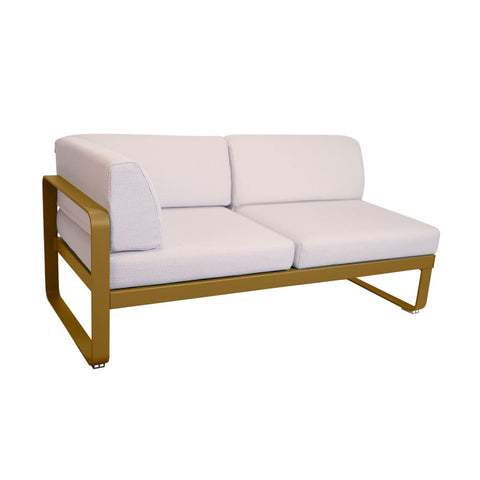 Modulo  BELLEVIE  en esquina derecha 2 plazas cojin PEARL de la marca fermob. comprar online fermob en rincon del mueble. RDM online