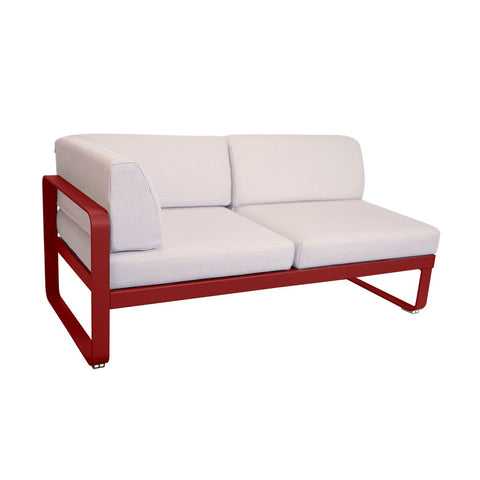 Modulo  BELLEVIE  en esquina derecha 2 plazas cojin PEARL de la marca fermob. comprar online fermob en rincon del mueble. RDM online