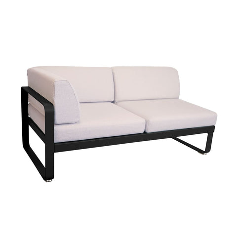Modulo  BELLEVIE  en esquina derecha 2 plazas cojin PEARL de la marca fermob. comprar online fermob en rincon del mueble. RDM online