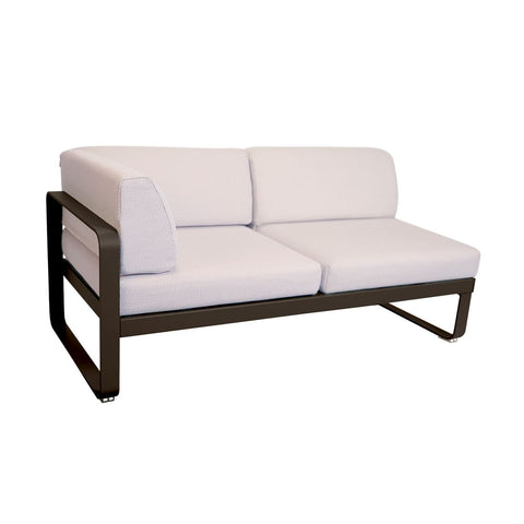 Modulo  BELLEVIE  en esquina derecha 2 plazas cojin PEARL de la marca fermob. comprar online fermob en rincon del mueble. RDM online