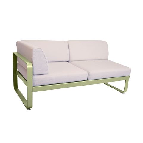 Modulo  BELLEVIE  en esquina derecha 2 plazas cojin PEARL de la marca fermob. comprar online fermob en rincon del mueble. RDM online