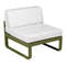 Módulo central BELLEVIE 1 plaza. Rincón del Mueble RDM Madrid España. Colección Bellevie de la marca FERMOB. Comprar online mobiliario exterior e interior Fermob.