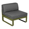 Módulo central BELLEVIE 1 plaza. Rincón del Mueble RDM Madrid España. Colección Bellevie de la marca FERMOB. Comprar online mobiliario exterior e interior Fermob.